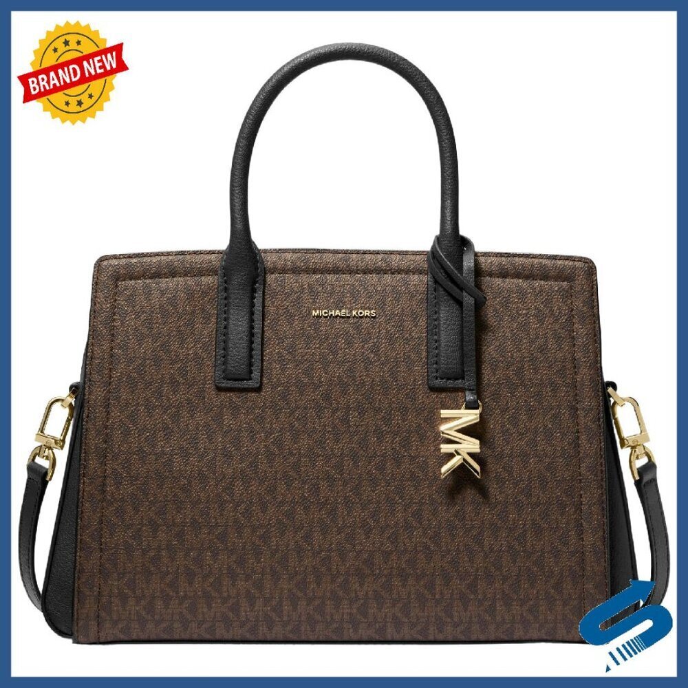 Medium Satchel Crossbody Bag with Adjustable Strap & Multiple Pockets
